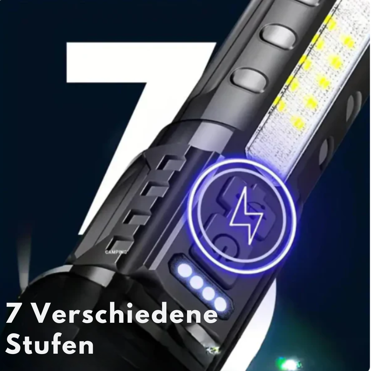 Hochleistungs-Militär-Taschenlampe mit 5000 Lumen