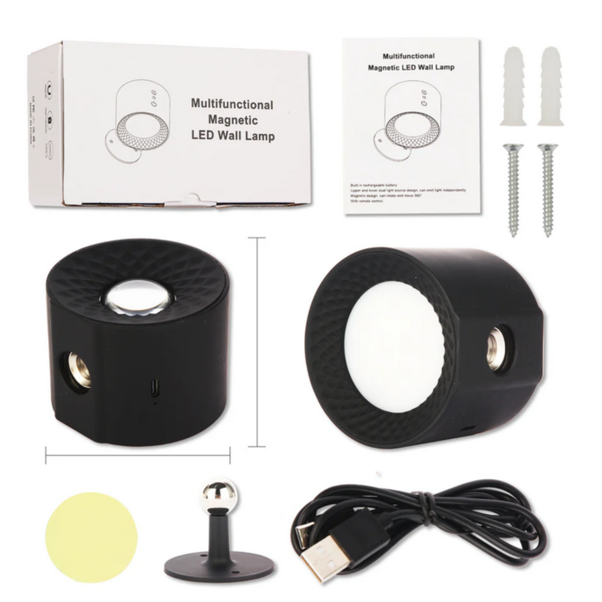 LED 360° Wandlampe