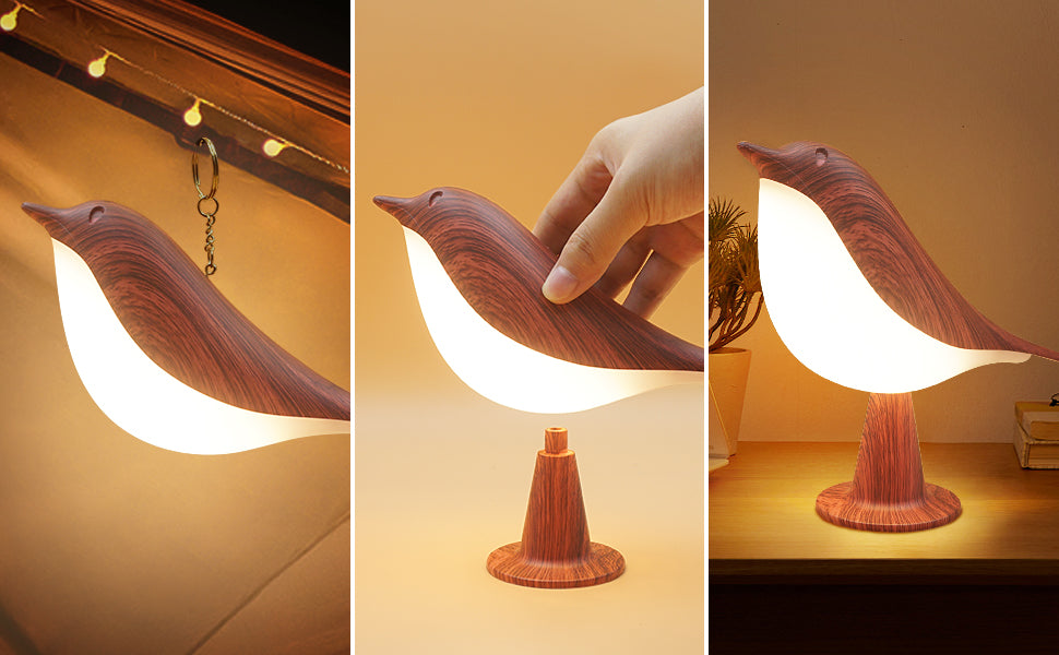 Vogellampe 3-fach LED