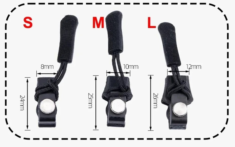 Reißverschluss Reparatur Kit im 10er Set