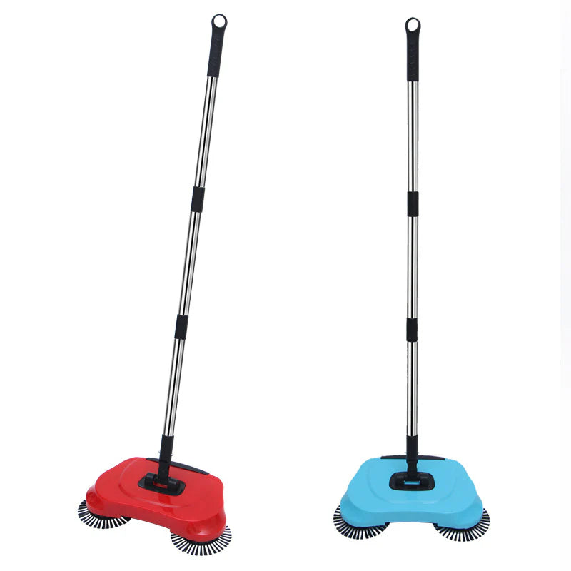 2 in 1 Staubsauger Besen ohne Strom