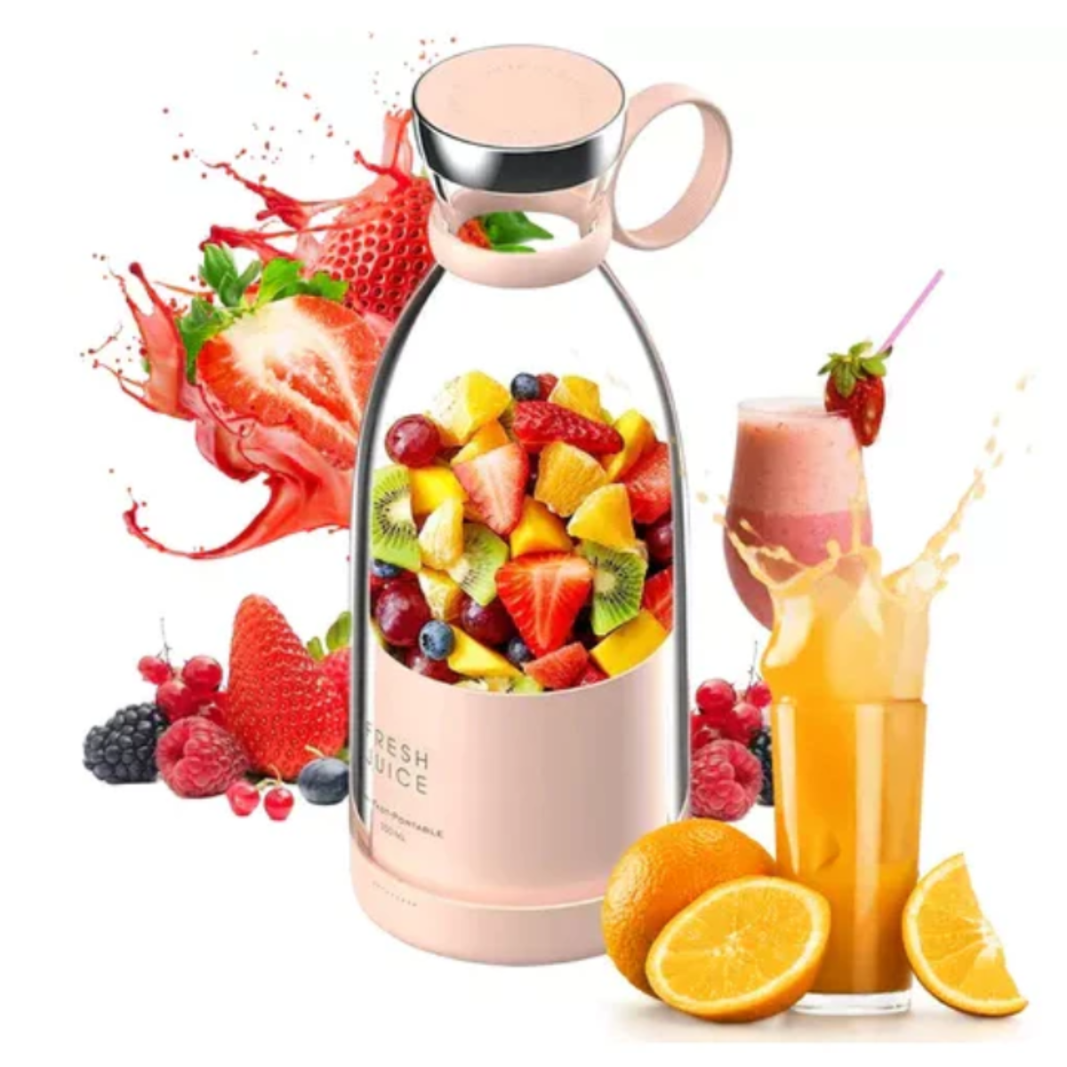 Tragbarer Smoothie-Mixer mit Trinkverschluss