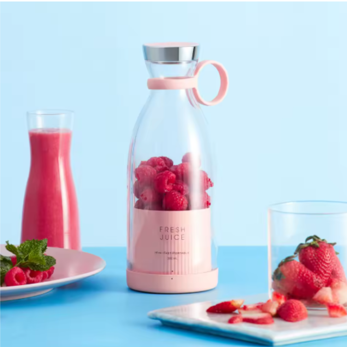 Tragbarer Smoothie-Mixer mit Trinkverschluss