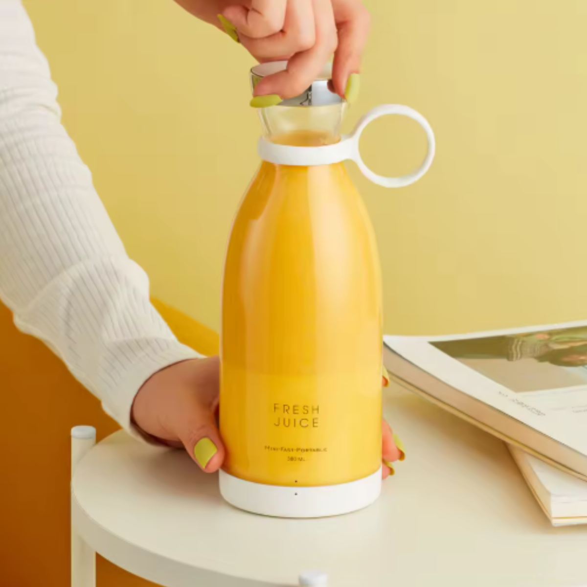 Tragbarer Smoothie-Mixer mit Trinkverschluss