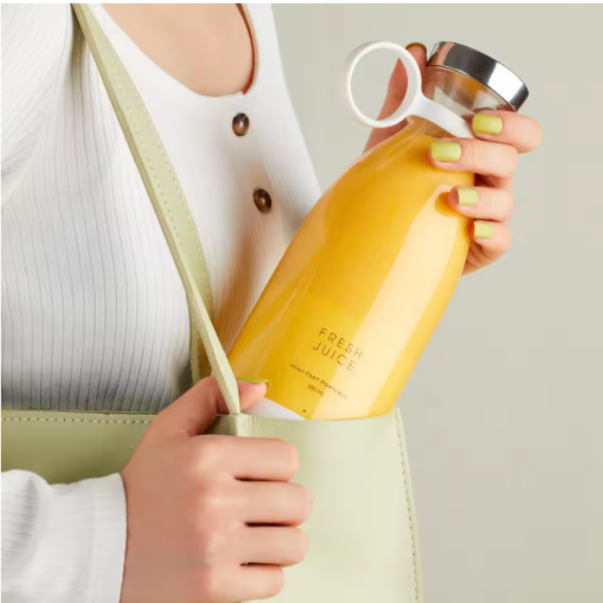 Tragbarer Smoothie-Mixer mit Trinkverschluss