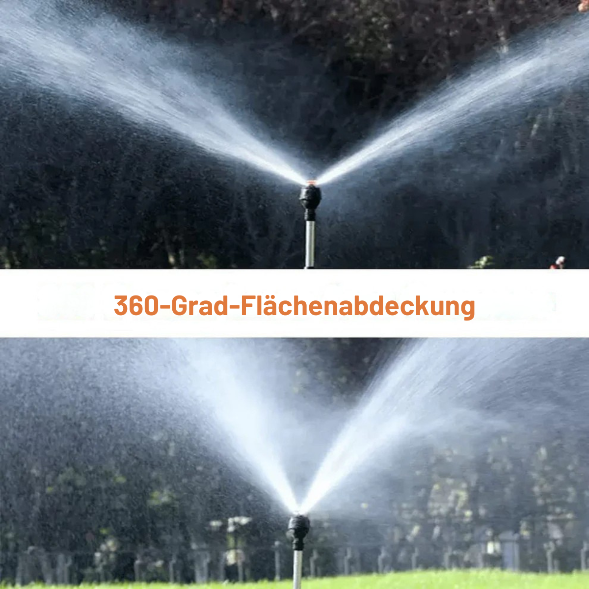 Rotierender Gartensprinkler mit Stativ