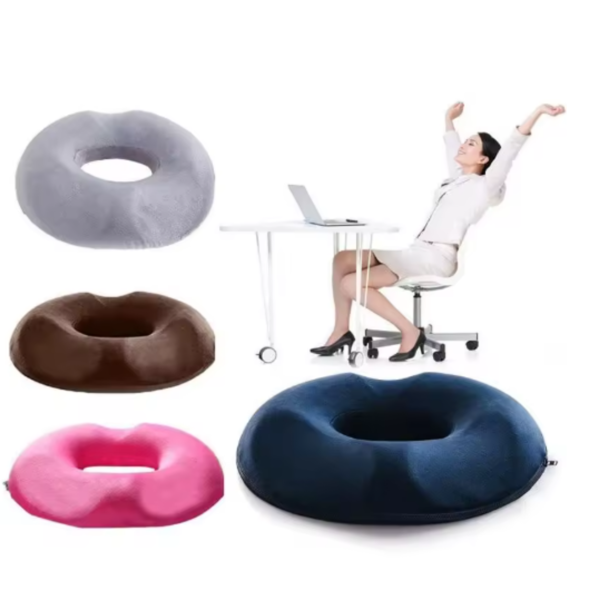 Orthopädisches Sitzkissen gegen Hämorrhoiden und zur Steißbeinentlastung