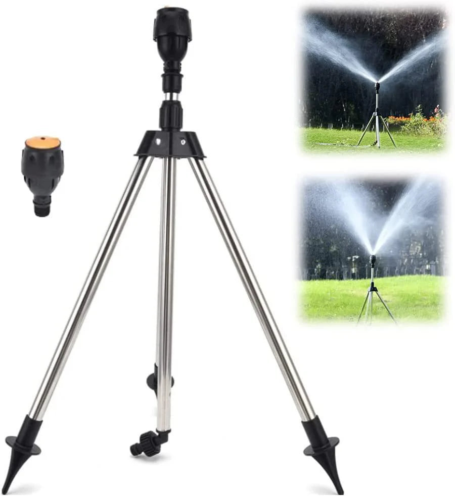 Rotierender Gartensprinkler mit Stativ