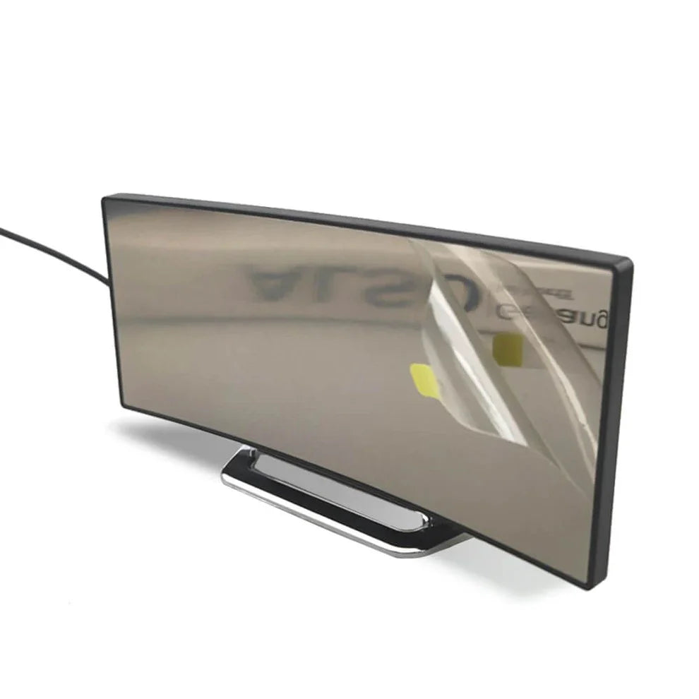 Geschwungener LED-Digitalwecker im modernen Stil