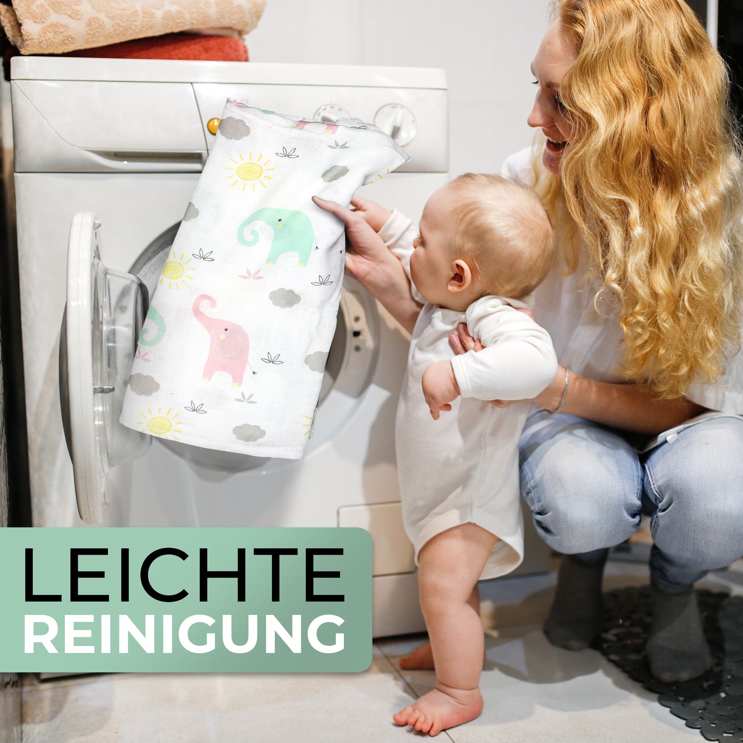 Kuschelweiche Bambus-Mullwindeln