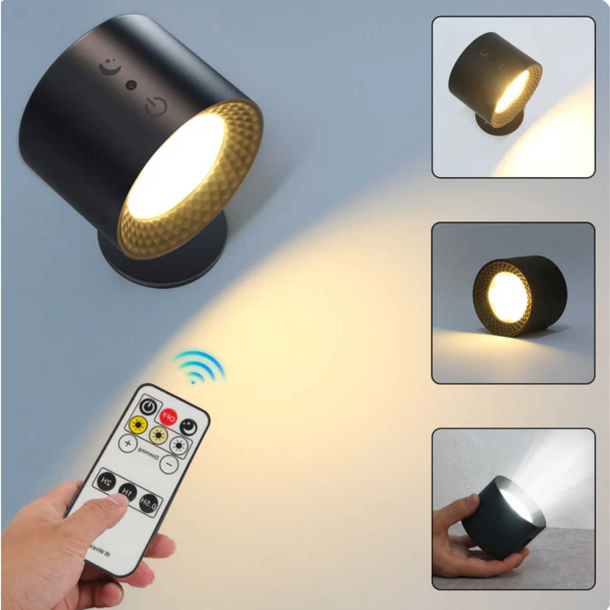LED 360° Wandlampe