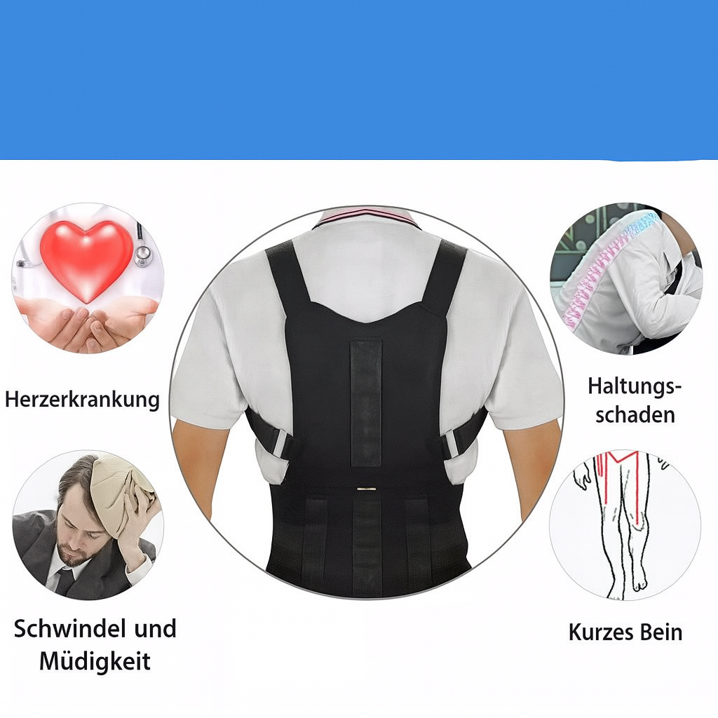 Magnetische Haltungskorrektur-Rückenstütze