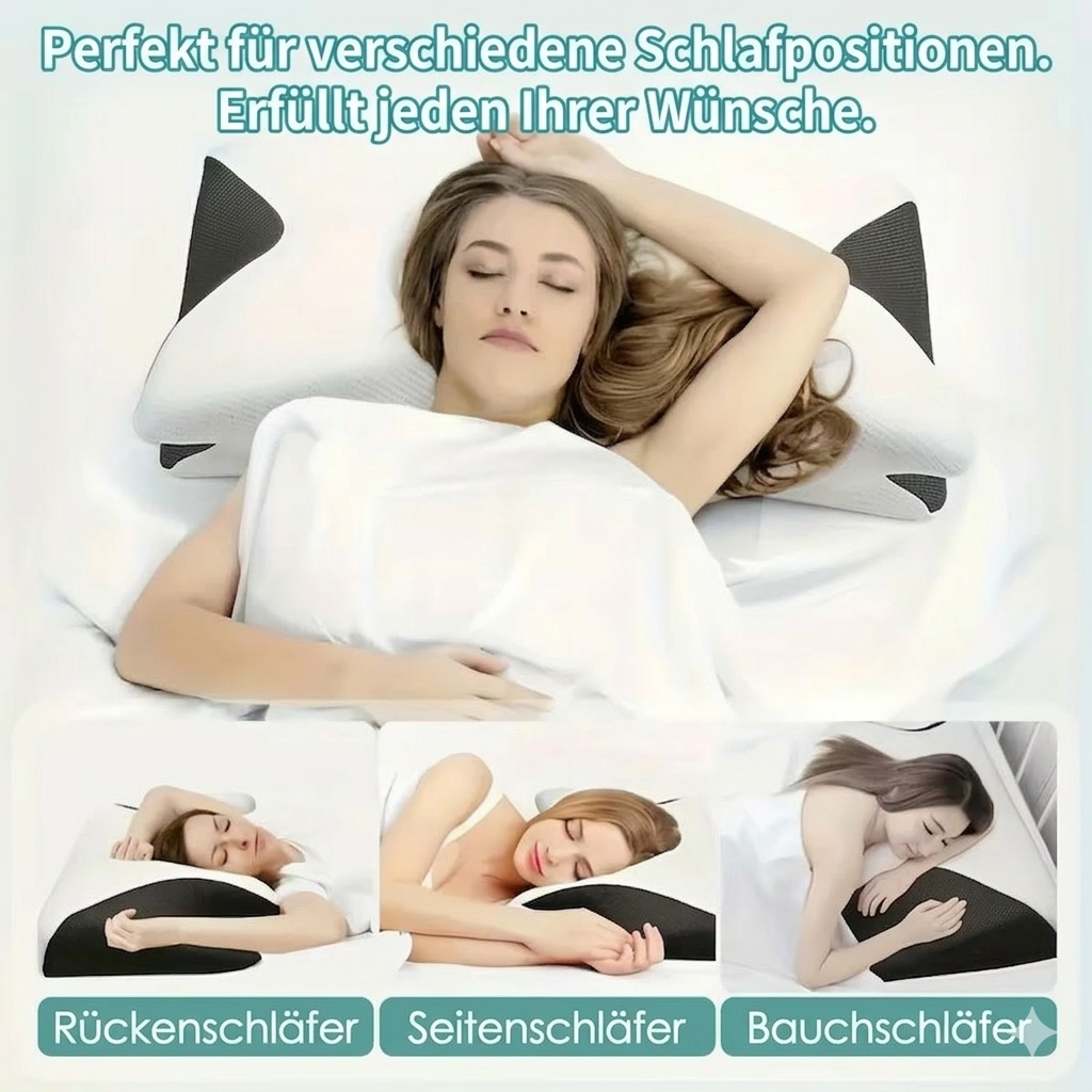 Ergonomisches Kopfkissen für erholsamen Schlaf