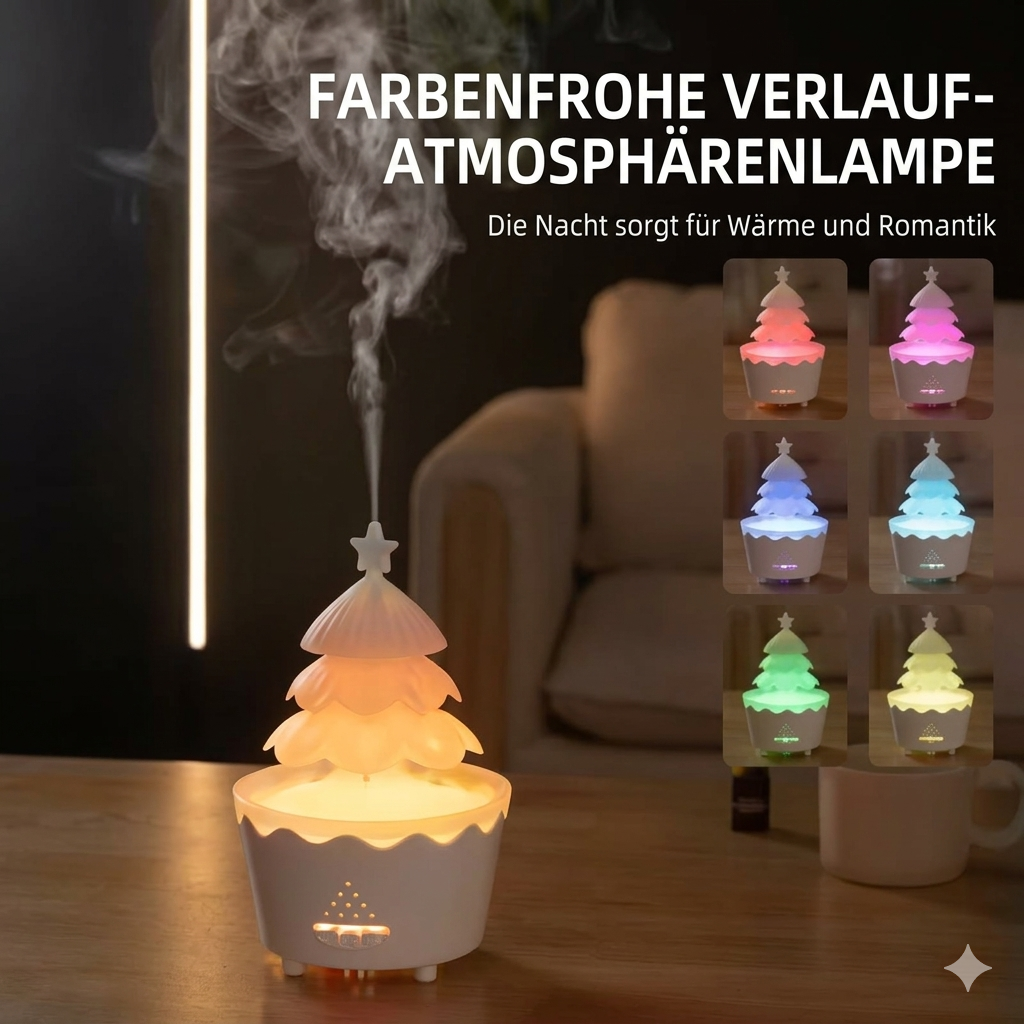 Weihnachtsbaum Aroma Diffuser mit LED-Beleuchtung