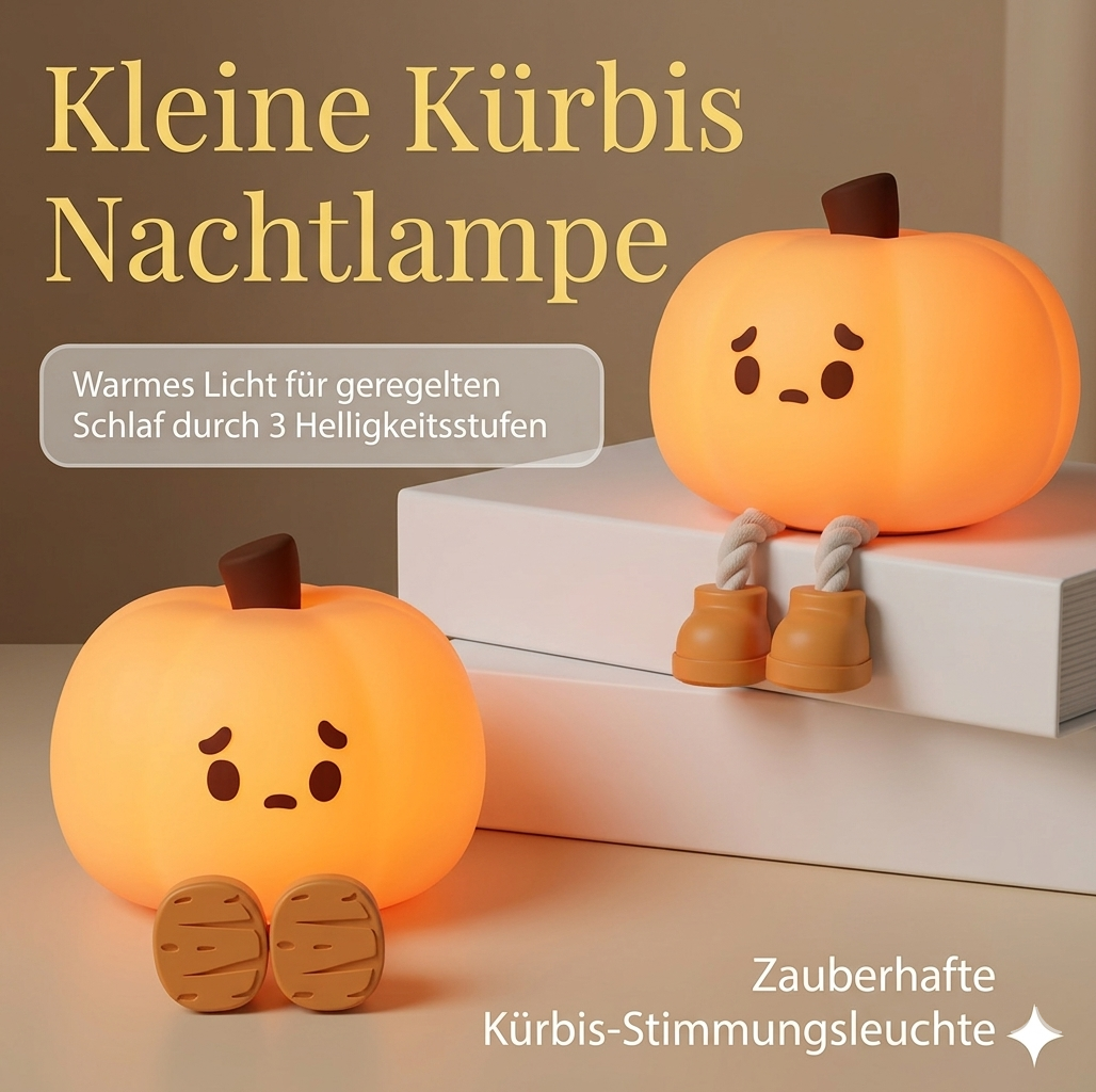 Zauberhafte Kürbis-Stimmungsleuchte