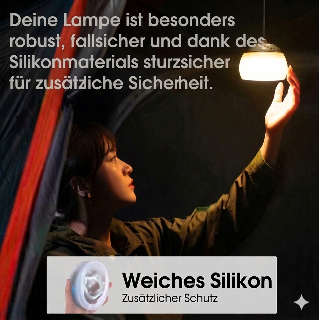 Retro Led-Campinglampe