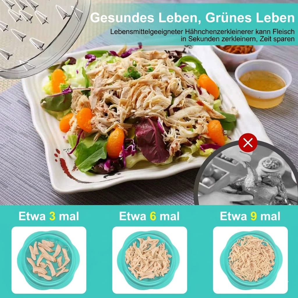 Ergonomisches Hähnchen-Zerkleinerungsgerät