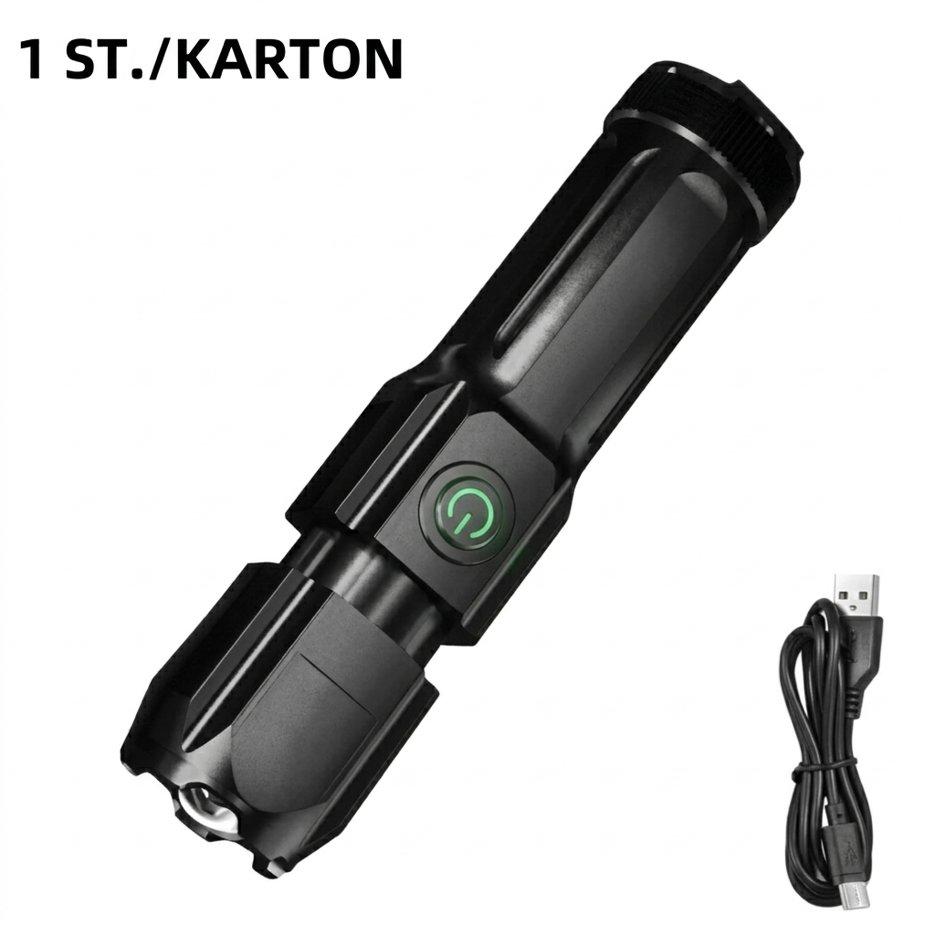 Leistungsstarke Led-Taschenlampe Mit Zoom