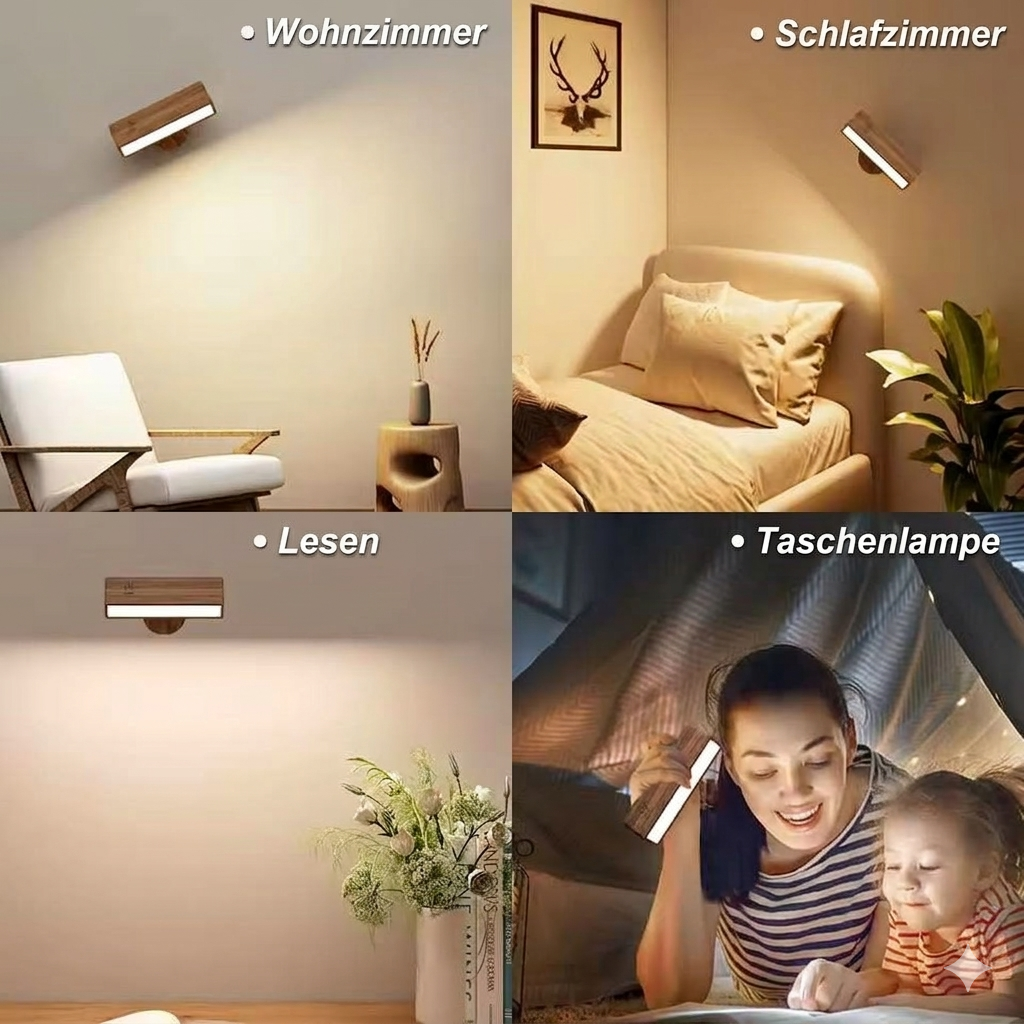 Wiederaufladbare Designer Wandlampe