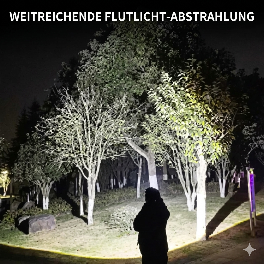 Leistungsstarke Led-Taschenlampe Mit Zoom