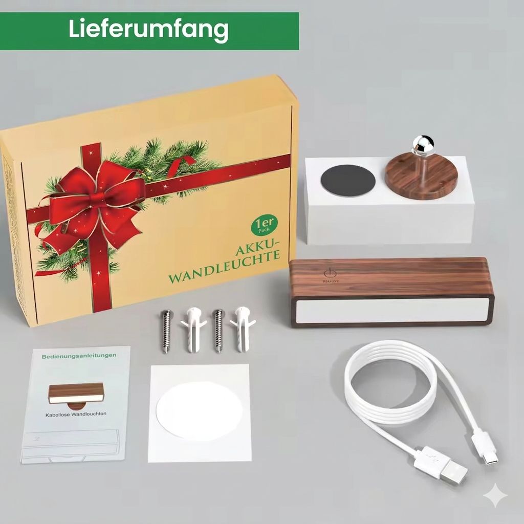 Wiederaufladbare Designer Wandlampe