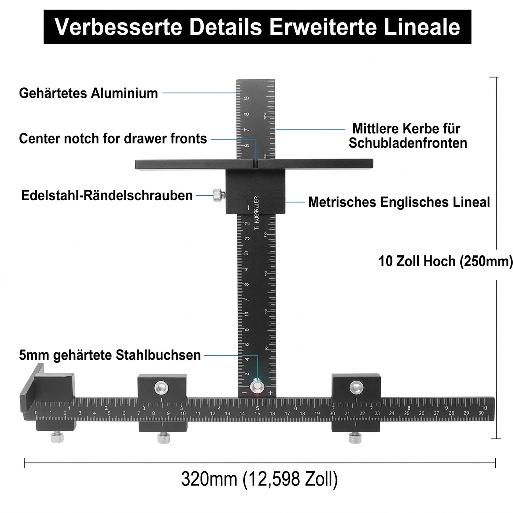 Bohrschablone Für exakte Montage