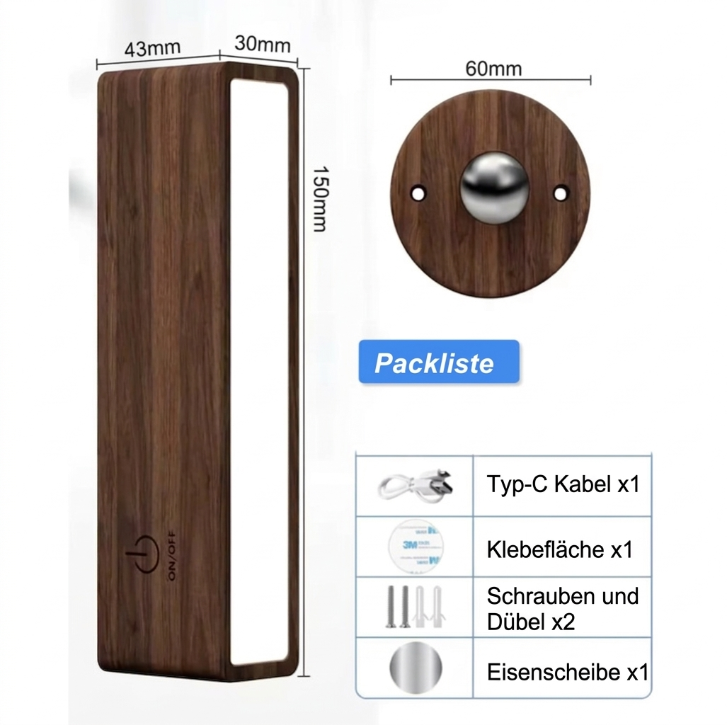 Wiederaufladbare Designer Wandlampe