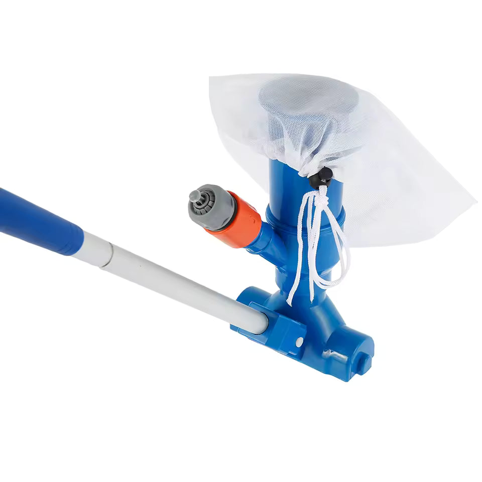 Pool-Reinigungsset mit Teleskopstange – Netzfilter und Zubehör für die Poolpflege