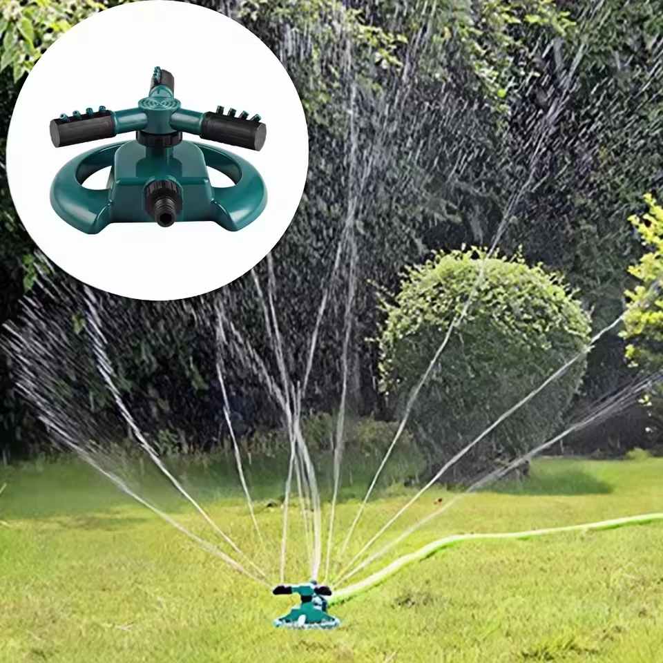 Verstellbarer Gartensprinkler – Effiziente Rasenbewässerung mit 360° Sprühfunktion