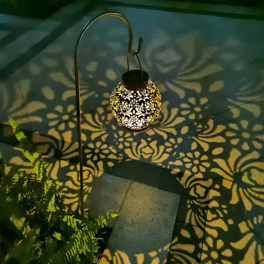 Solar-Hängeleuchte für den Garten
