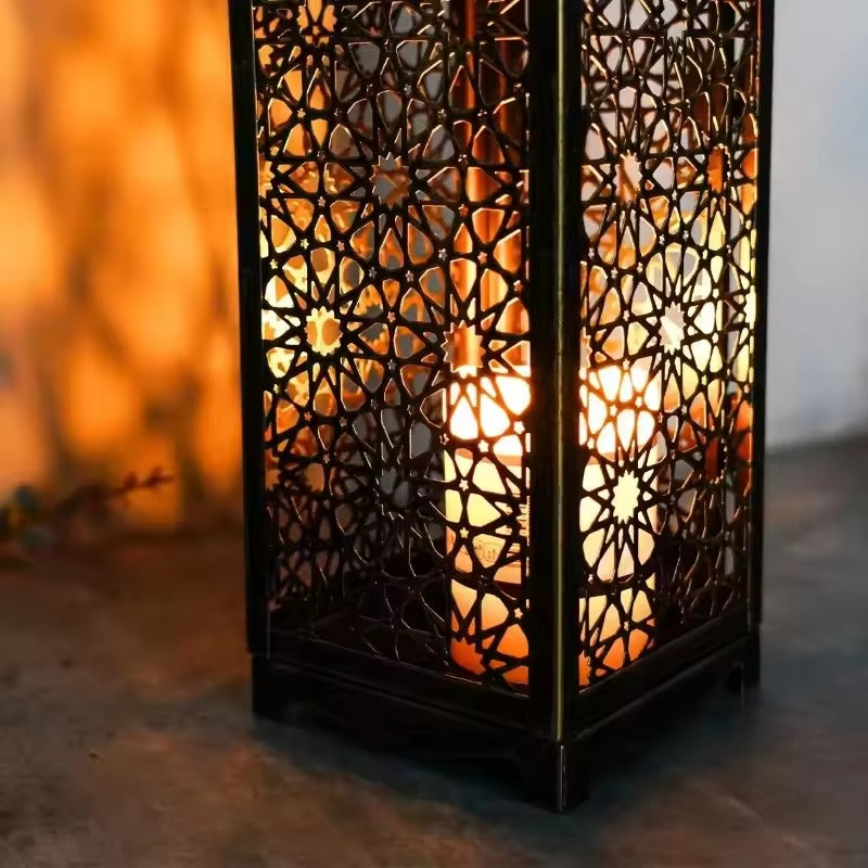 Vintage-Windlicht im Bronzedesign