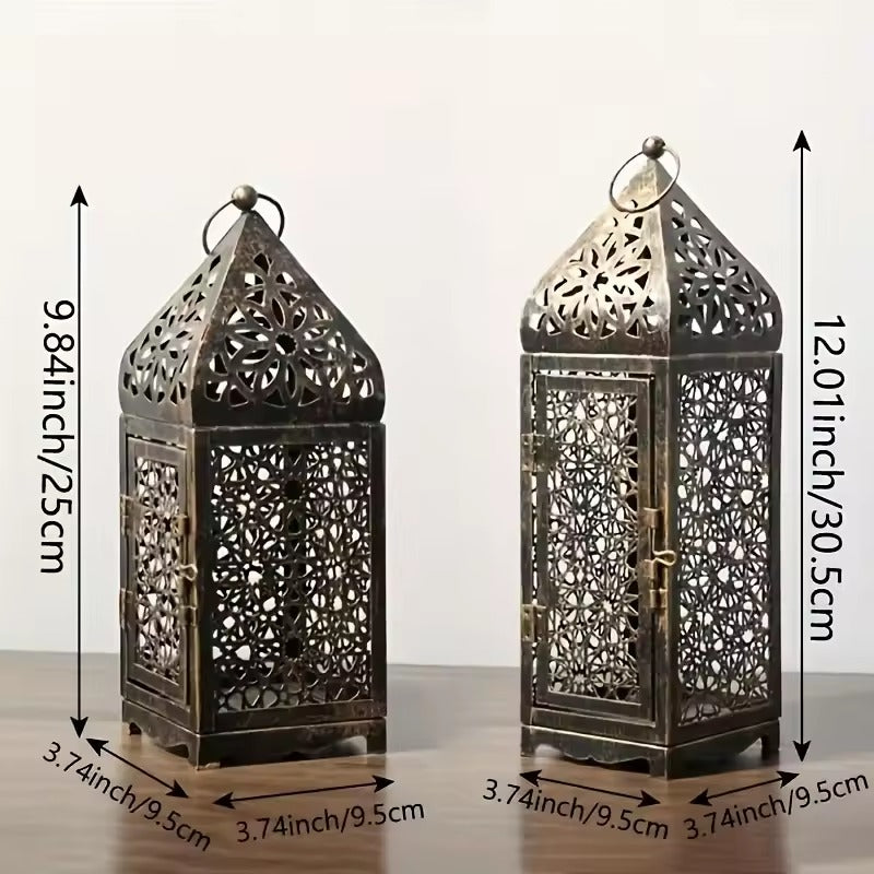 Vintage-Windlicht im Bronzedesign