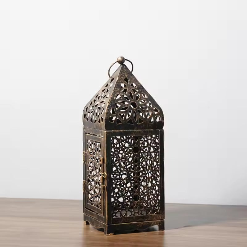 Vintage-Windlicht im Bronzedesign