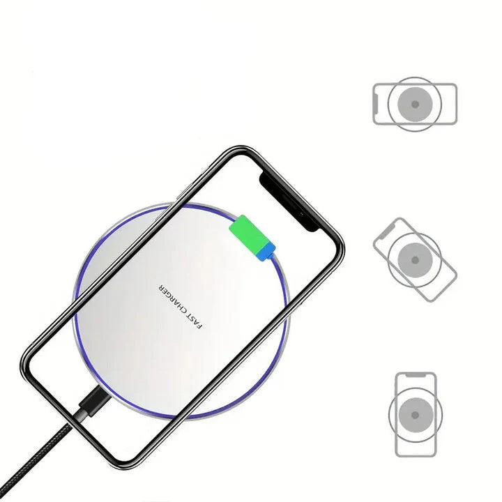 30W Kabelloses Ladepad für iPhone & Android