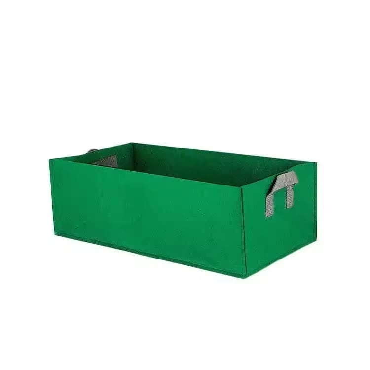 Faltbare Aufbewahrungsbox aus Filz für Pflanzen mit Griffen
