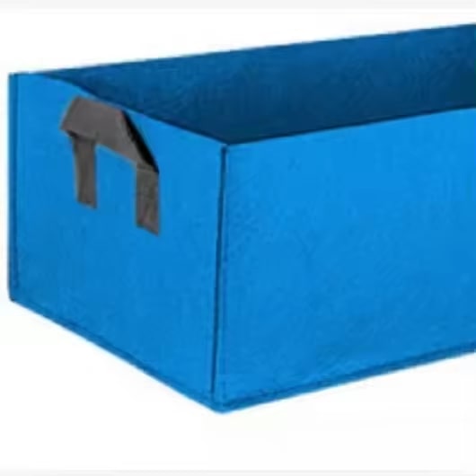 Faltbare Aufbewahrungsbox aus Filz für Pflanzen mit Griffen