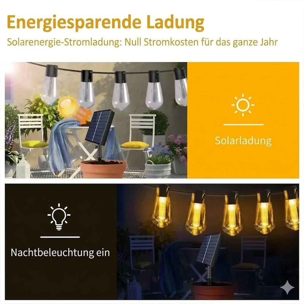 Wetterfeste LED-Lichterkette
